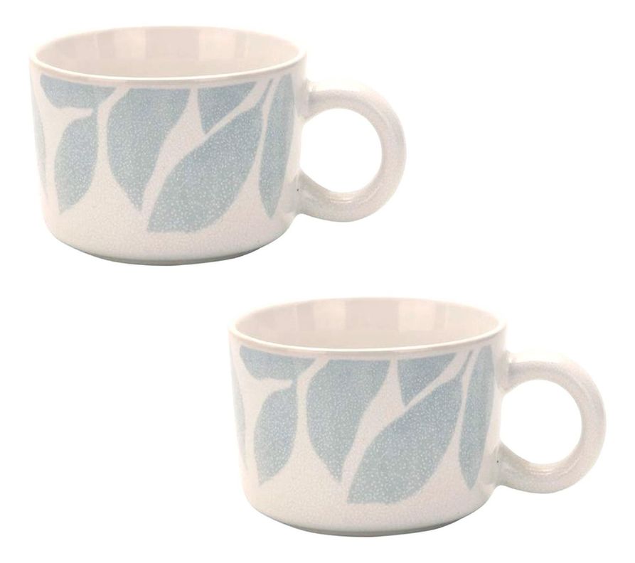 Set 2 Tazas Cerámica 420 ml Palermo Simplit-0