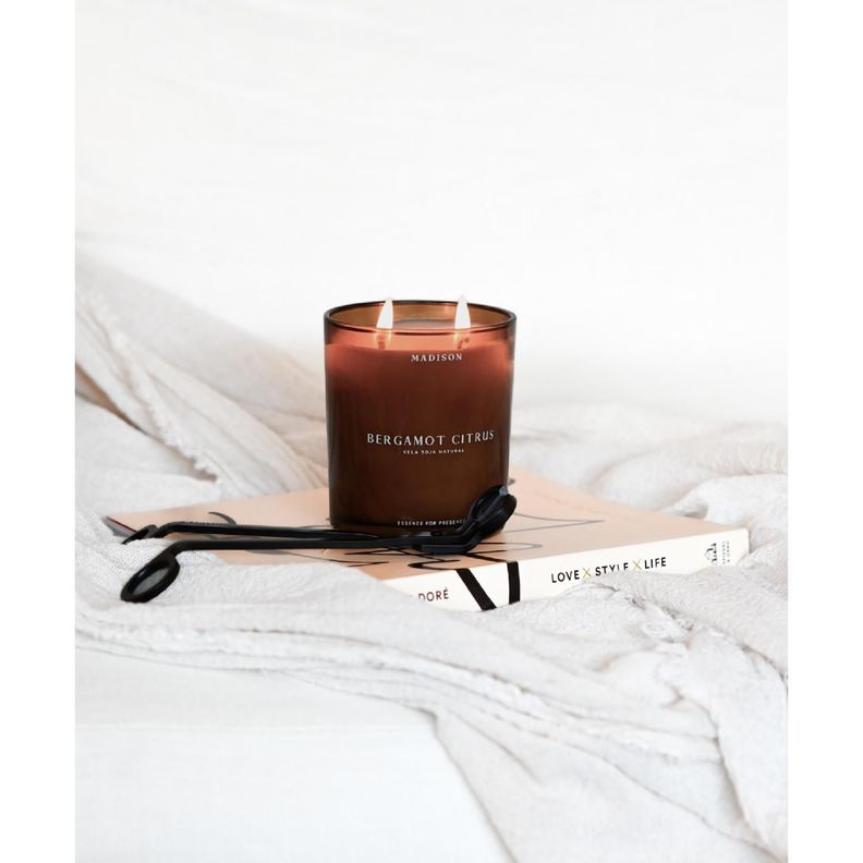 Vela Soja Natural 320 grms. Madison-3
