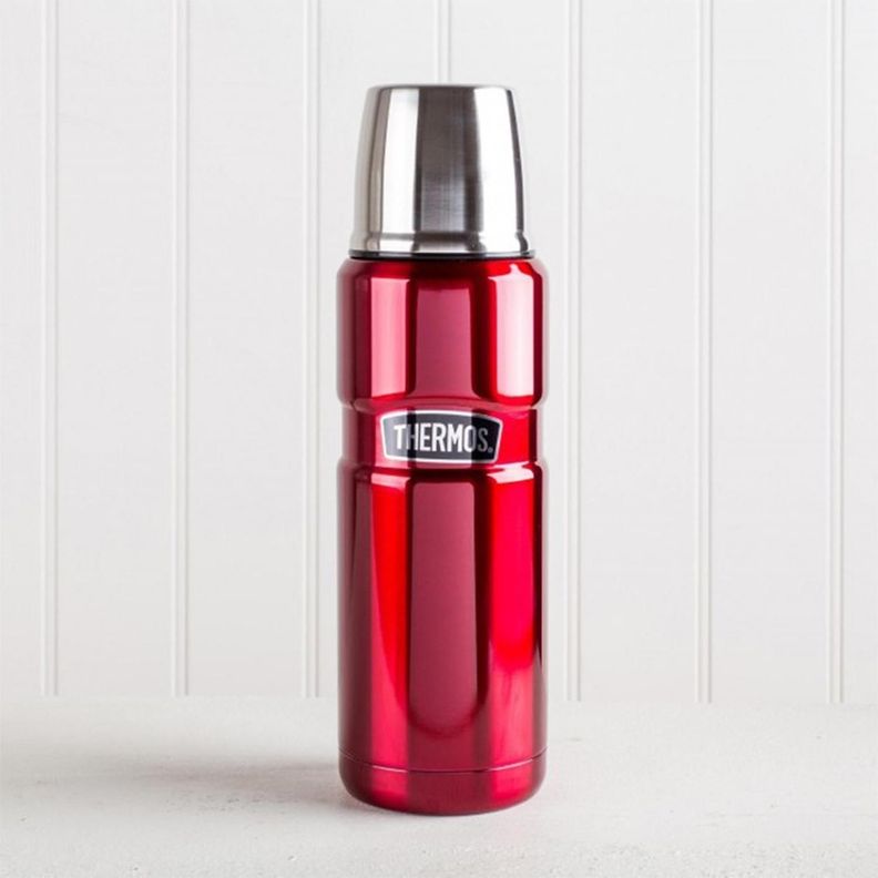 Termo Líquidos King Acero Inox Rojo 470ml Thermos-4