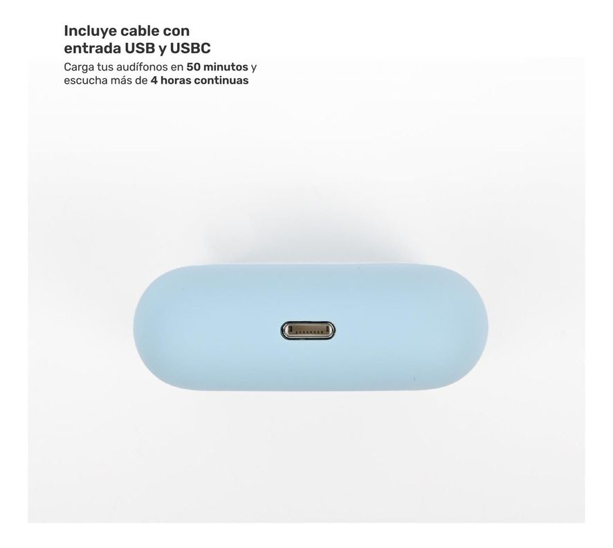 Pack Smartwatch Lhotse Vibe 05 Black + Audífonos Celeste-6
