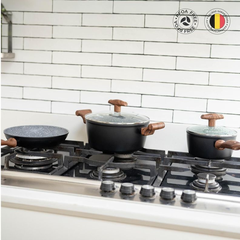 Batería de Cocina Oregon + Set 12 Utensilios Calipso Simplit-1
