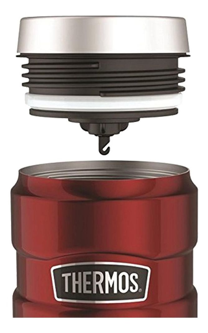 Termo Mug Acero Inox Rojo 470ml Thermos-1