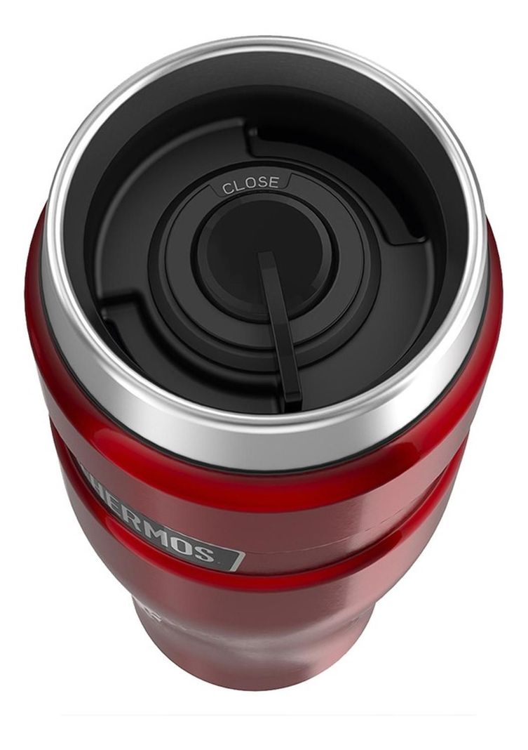 Termo Mug Acero Inox Rojo 470ml Thermos-3