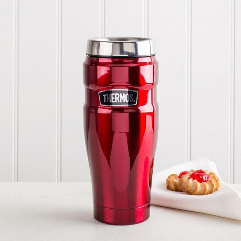 Termo Mug Acero Inox Rojo 470ml Thermos-4