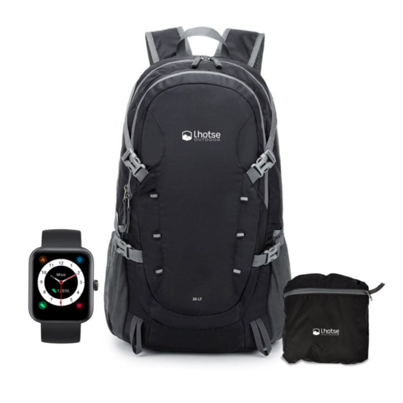 Pack BlackSmartwatch Live 206 + Mochila Outdoor 25LT Lhotse-0