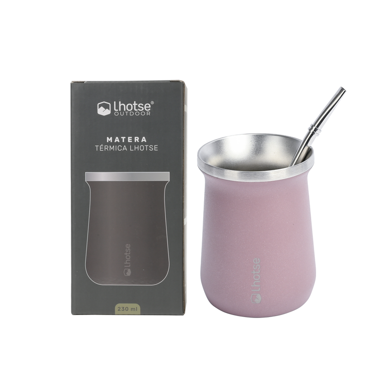 Mate Acero Inoxidable con Bombilla Lhotse-2