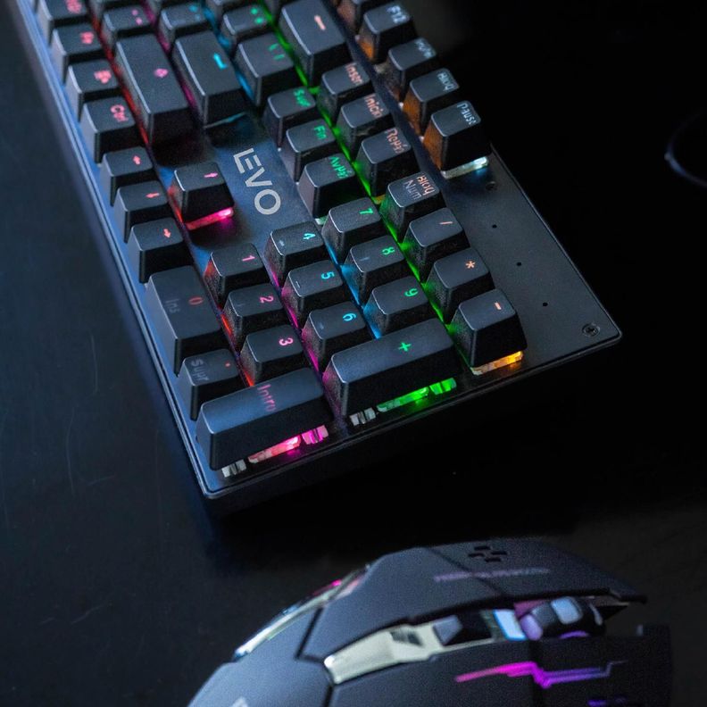 Teclado Mecánico Gamer Storm RGB QWERTY Retroiluminado Levo-6
