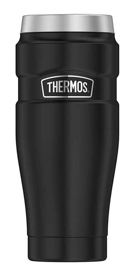 Termo Mug Acero Inox Negro 470ml Thermos-0