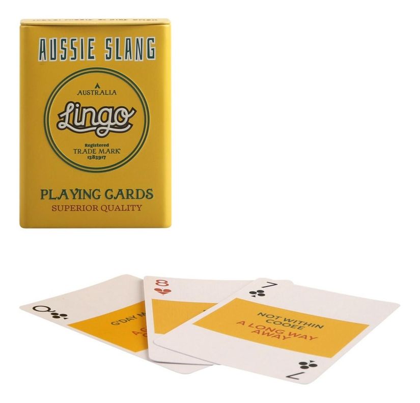 Aussie Slang WT Jugando A Las Cartas Lingo-0
