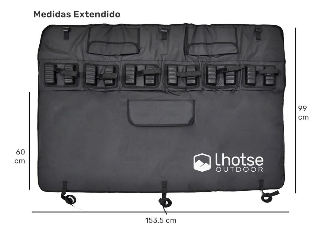 Pick-up Pad Lhotse Porta 6 Bicicletas-1