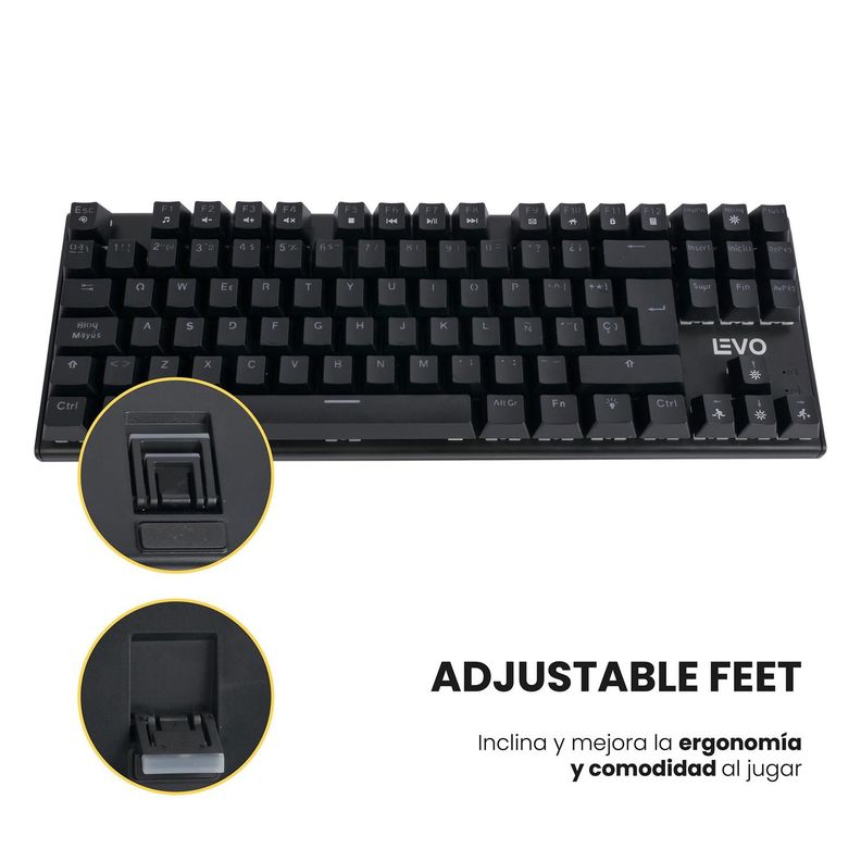 Teclado Gamer NovaBlade Red Switch Mecánico Levo-5