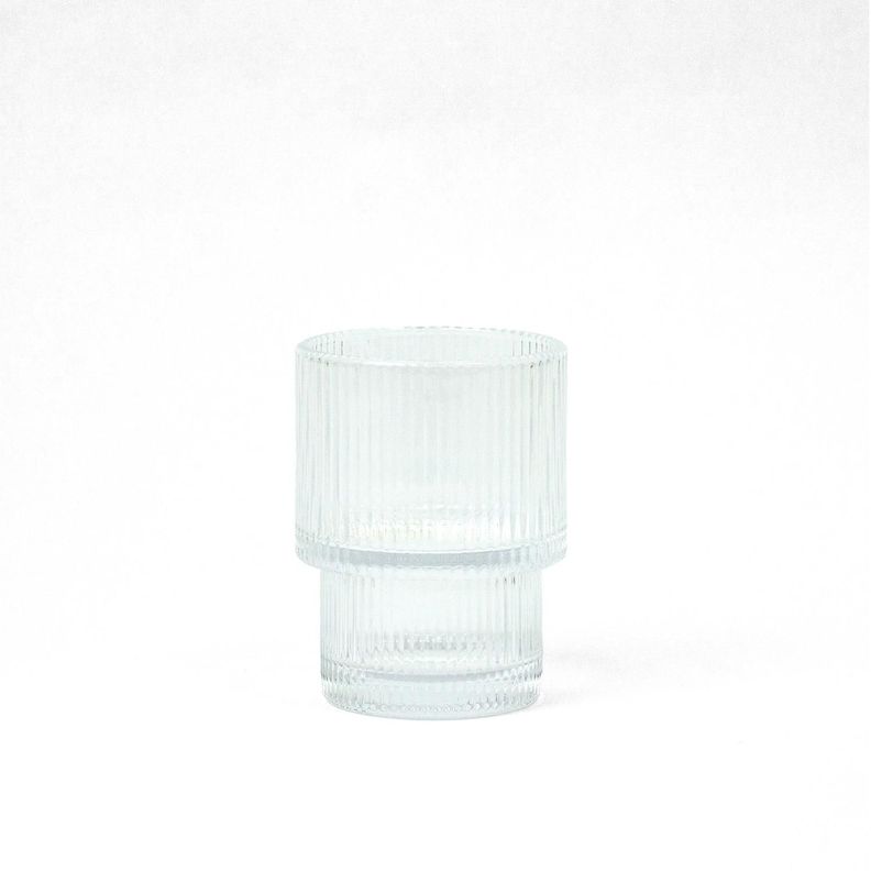 Set 6 Vasos Corto Vintage Charlotte 200ml Simplit Blanco