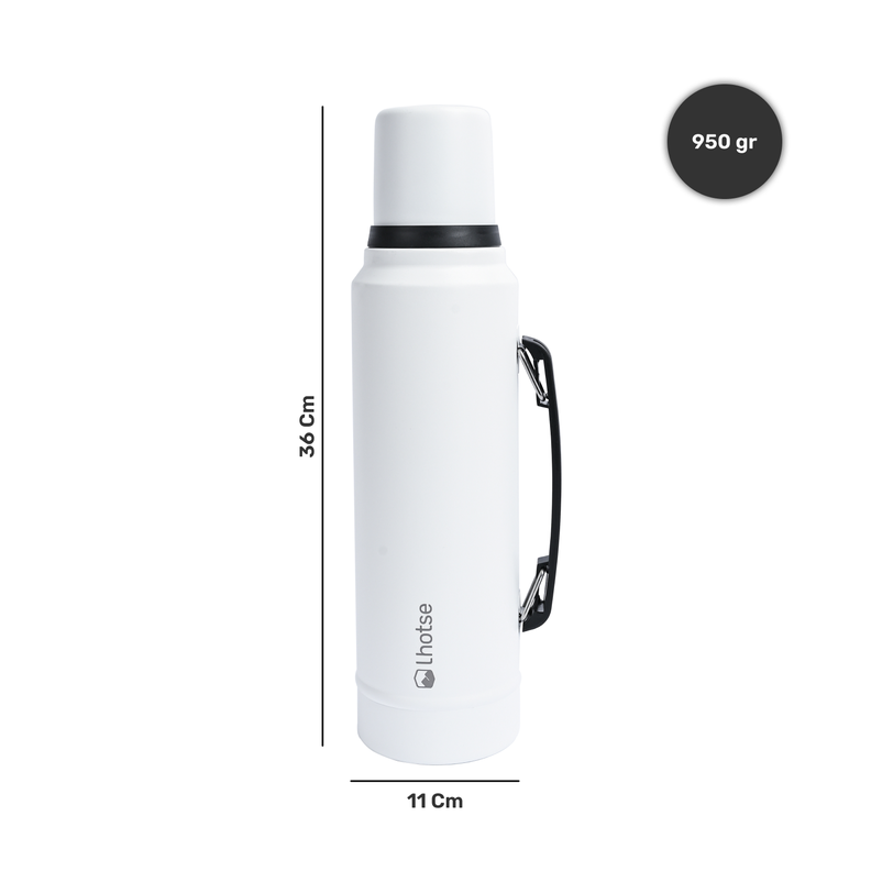 Termo Liquido Acero Inoxidable Classic 1,3 lts Lhotse White-4