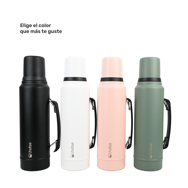 Termo Liquido Acero Inoxidable Classic 1,3 lts Lhotse White-6