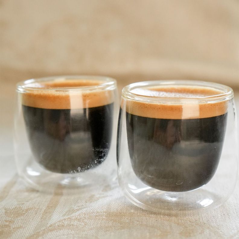 Set 4 Tazas Vidrio Doble Pared Expreso 80 ml Simplit-6