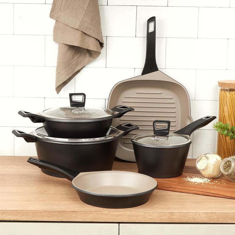 Batería de Cocina Antiadherente Classic 8 Piezas Simplit-5