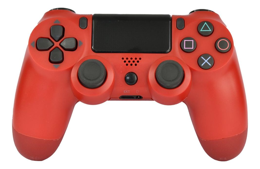 Control Joystick Inalámbrico doble Shock P4 Rojo Levo-0