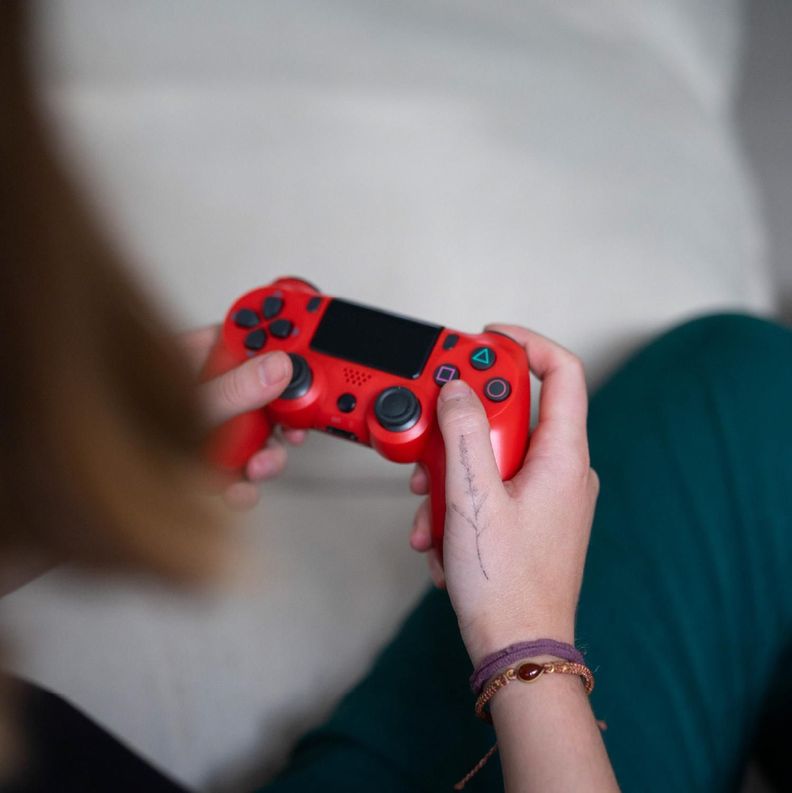 Control Joystick Inalámbrico doble Shock P4 Rojo Levo-6