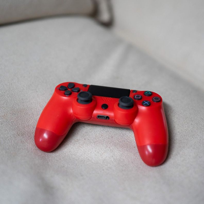 Control Joystick Inalámbrico doble Shock P4 Rojo Levo-7