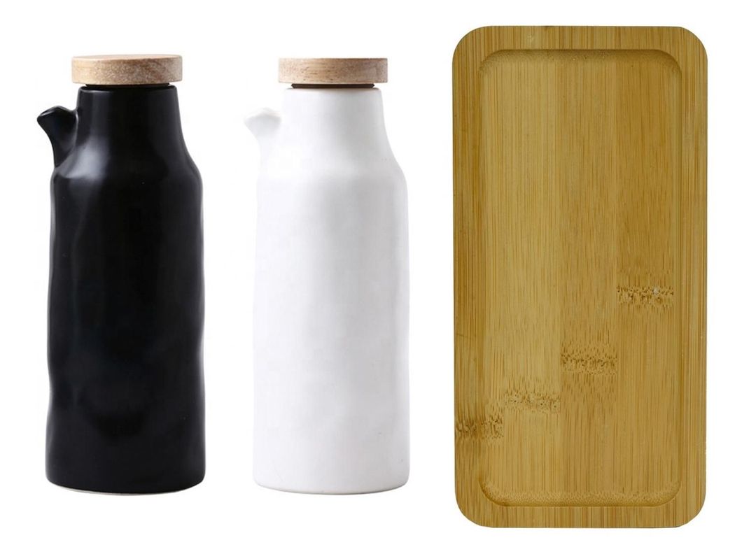 Set Alcuza Cerámica 2 Piezas Redonda 500 ml Simplit-2