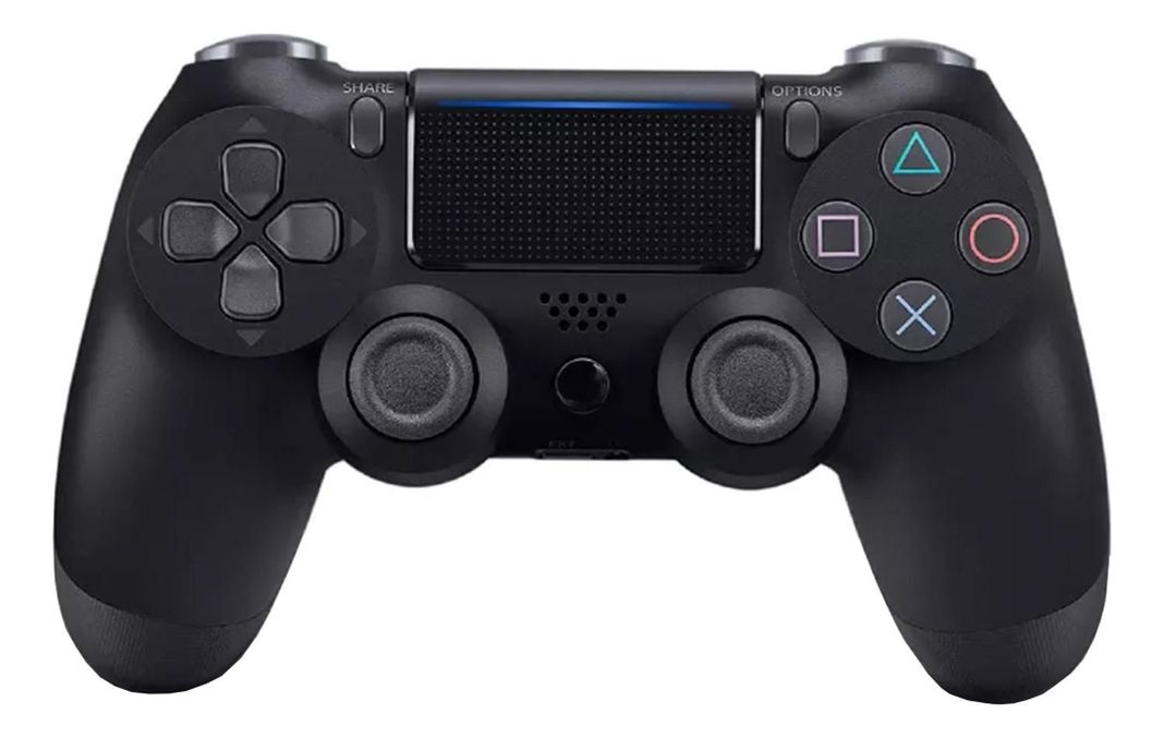 Control Joystick Inalámbrico doble Shock P4 Negro Levo-0