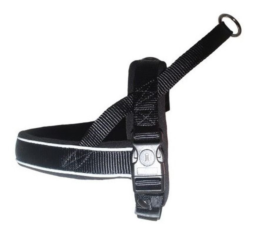 Arnés Noruego Acolchado Talla Xl Negro Perro Mascan-3