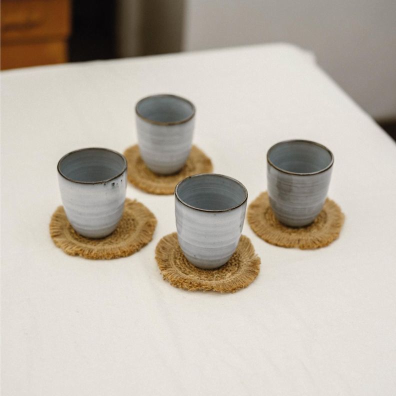 Set 8 Vasos Cerámica 270 ml Amalfi Simplit-1
