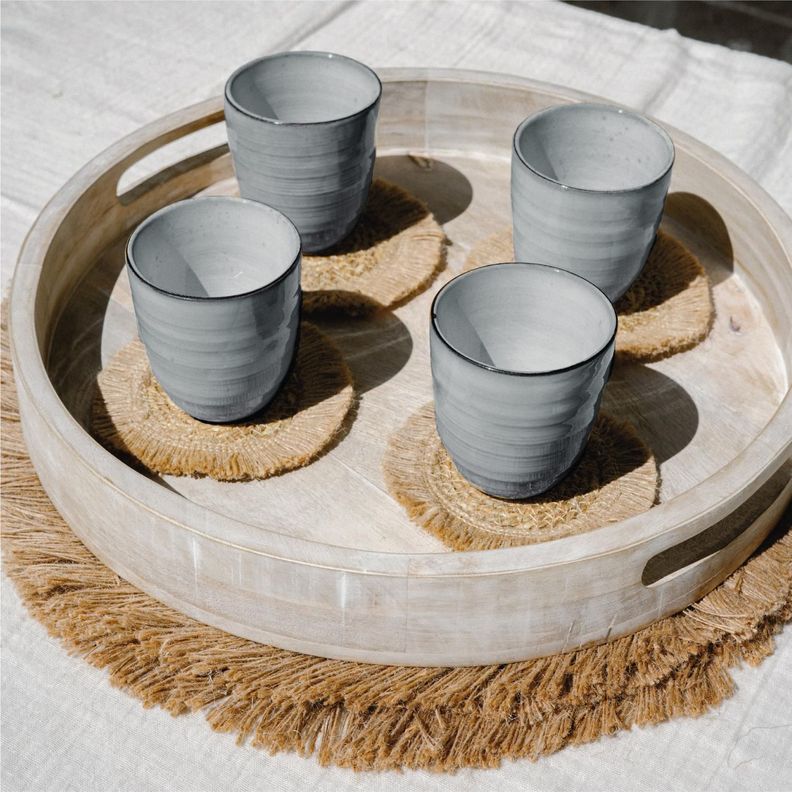 Set 8 Vasos Cerámica 270 ml Amalfi Simplit-4