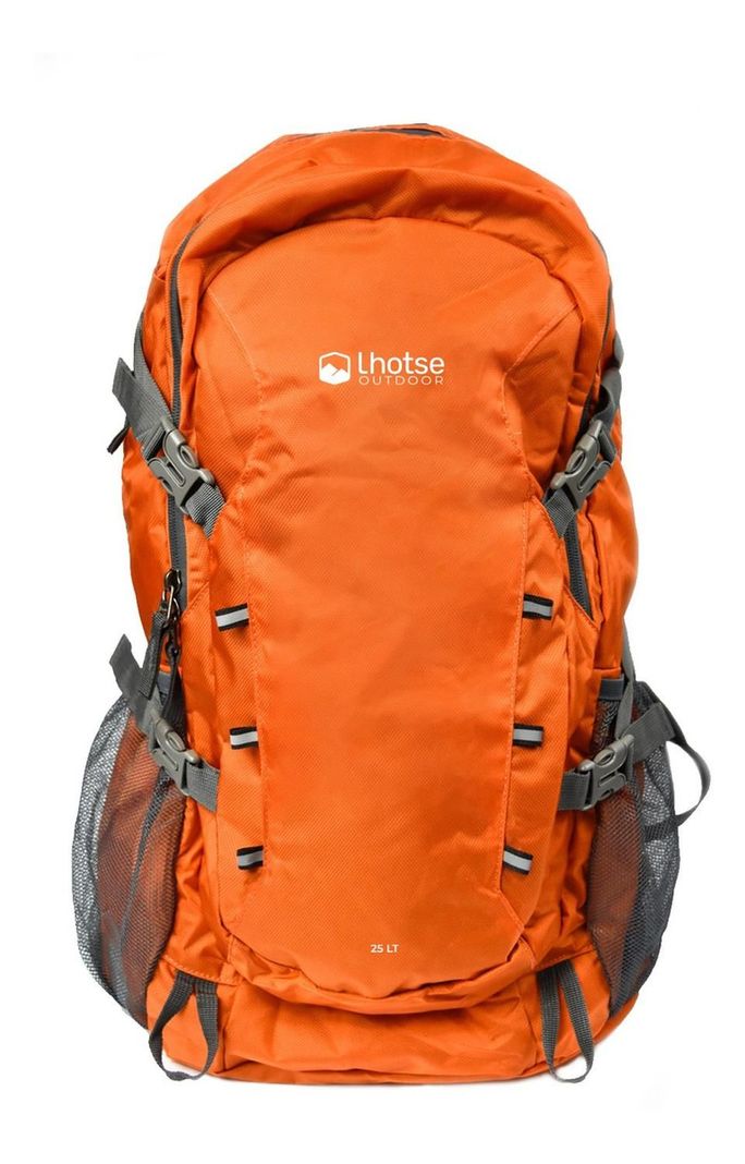 Mochila Outdoor Lhotse Plegable 25Lt Naranja-1