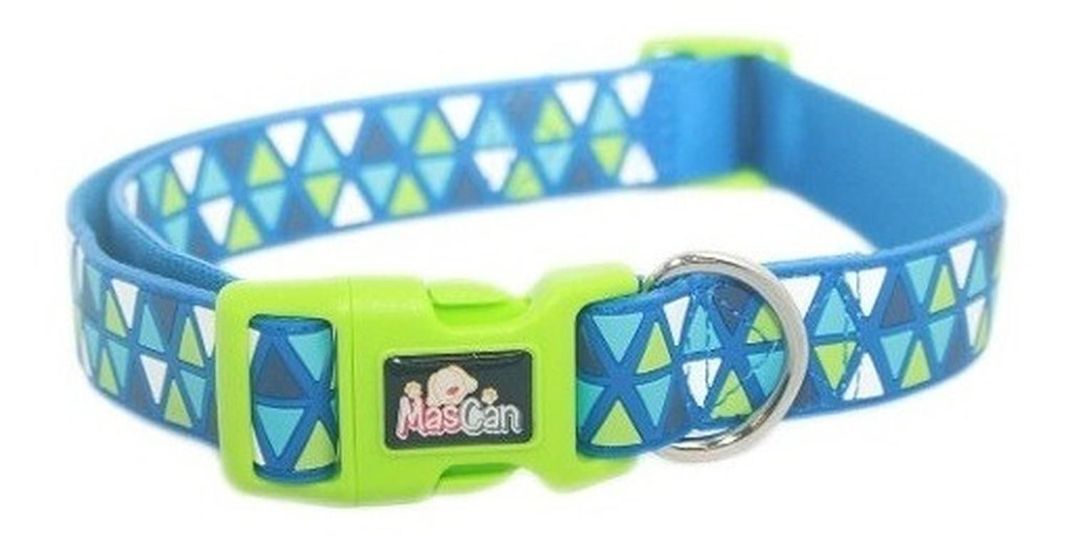 Collar Triángulo Azul Talla Xs Perro Mascan-0