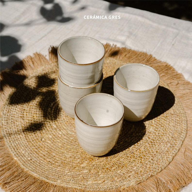 Set 4 Vasos Cerámica 270 ml Siena Simplit-3