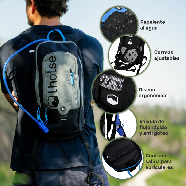 Mochila Outdoor HYDROROAD + Bolsa de Agua Lhotse-2