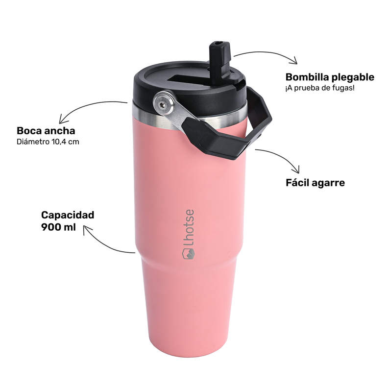 Botella Térmica Insulada Lhotse Travel Mug 900ml-3