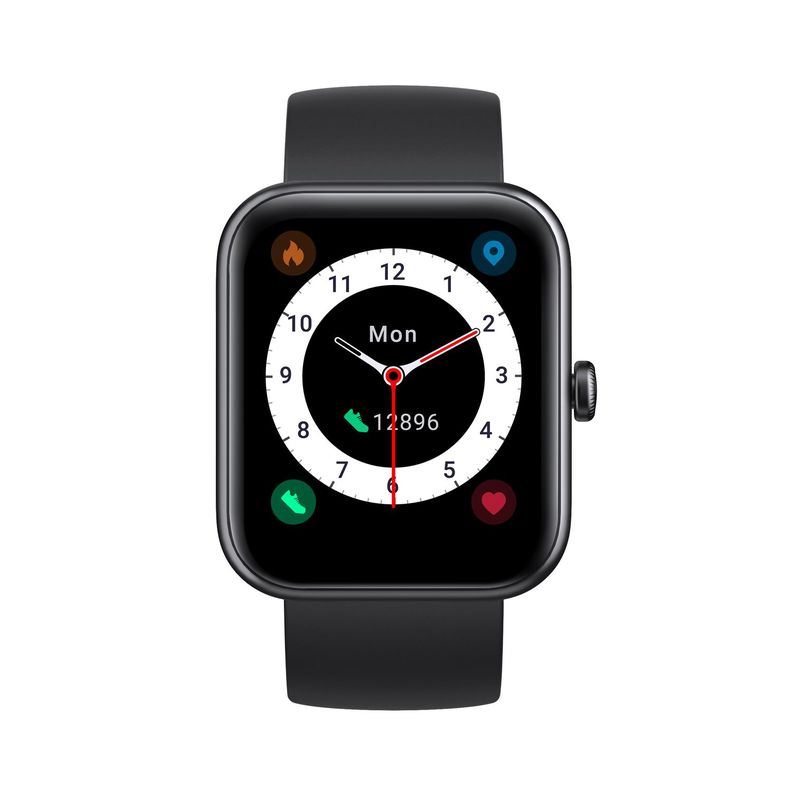 Pack Smartwatch Lhotse Live 206 42mm Black + Audifono RM12-1