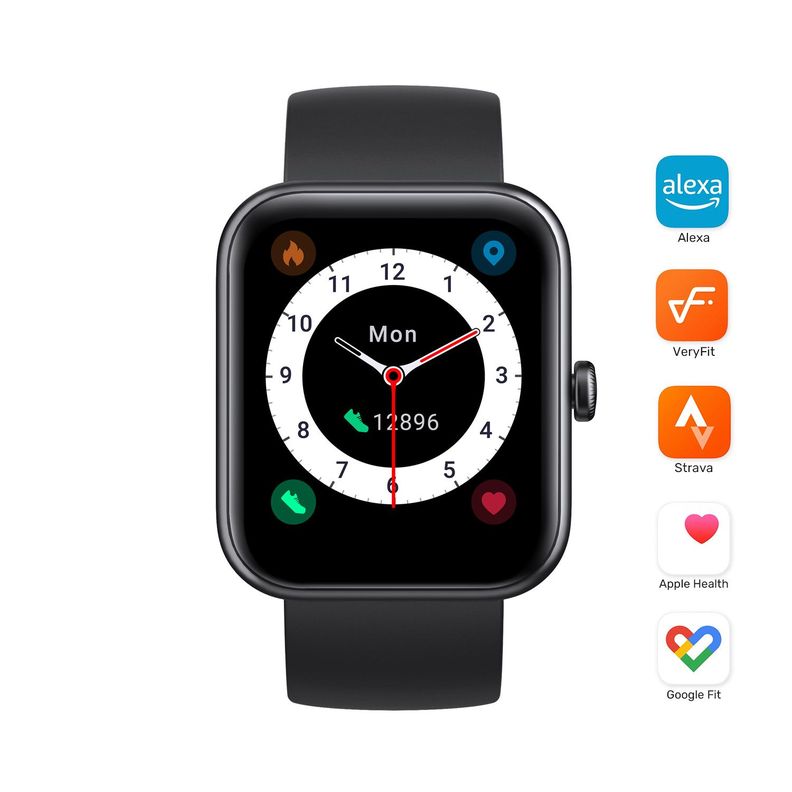 Pack Smartwatch Lhotse Live 206 42mm Black + Audifono RM12-3