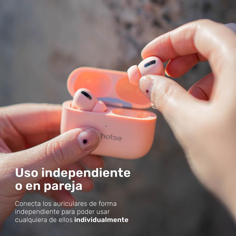 Audífonos Inalámbrico Lhotse RM7 Pro Rosado-4