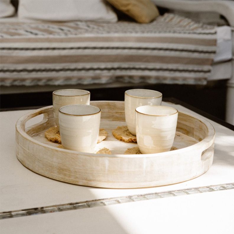 Set 8 Vasos Cerámica 270 ml Siena Simplit-2