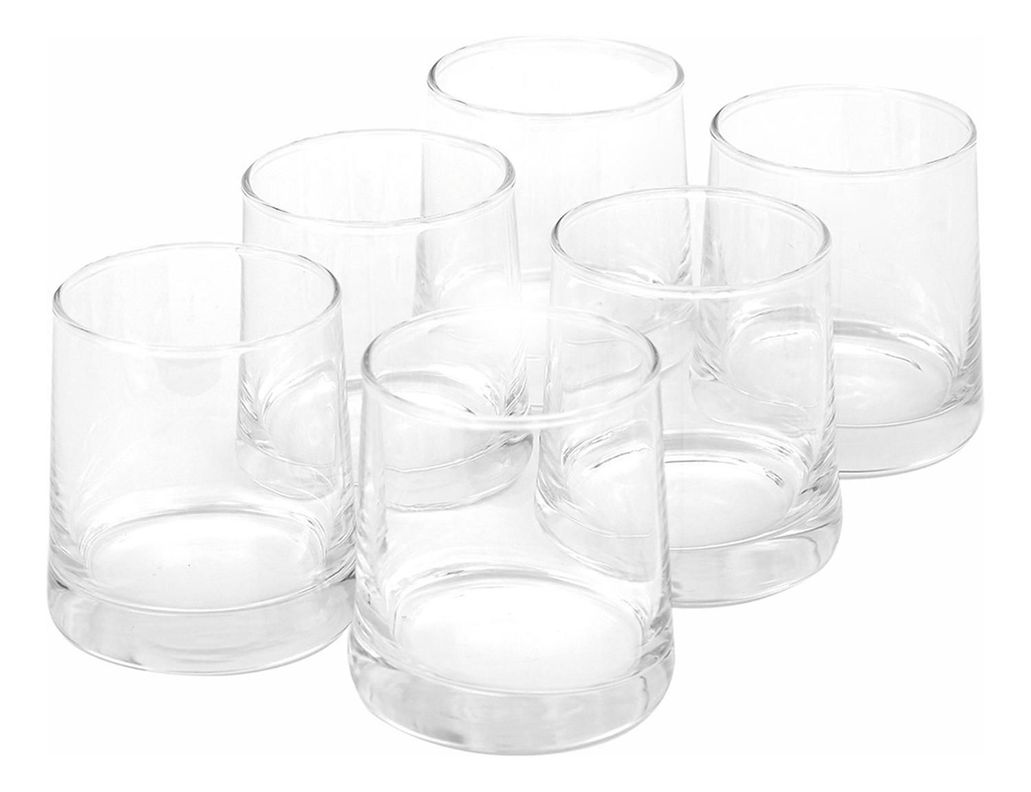 Set 6 Vasos Whisky Kentucky 270ml Simplit-2