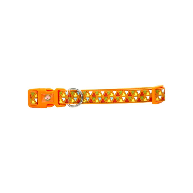 Collar Triángulo Naranja Tallas M Perro Mascan-0