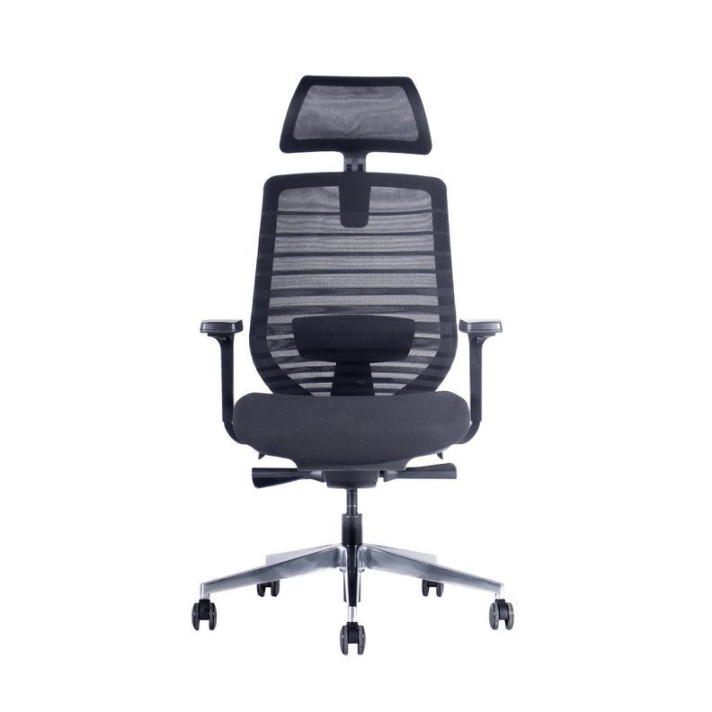Silla Escritorio Nexa Oficina Ergonomica Negra Levo-1