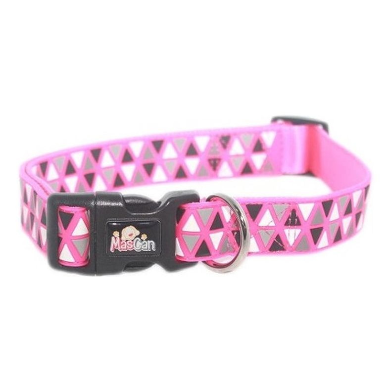 Collar Triángulo Fucsia Talla Xs Perro Mascan-0