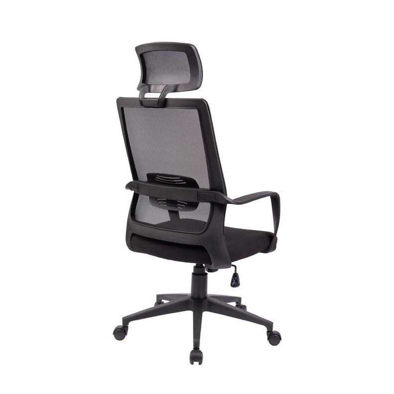 Silla Escritorio Aura Oficina Ergonomica Negra Levo-2