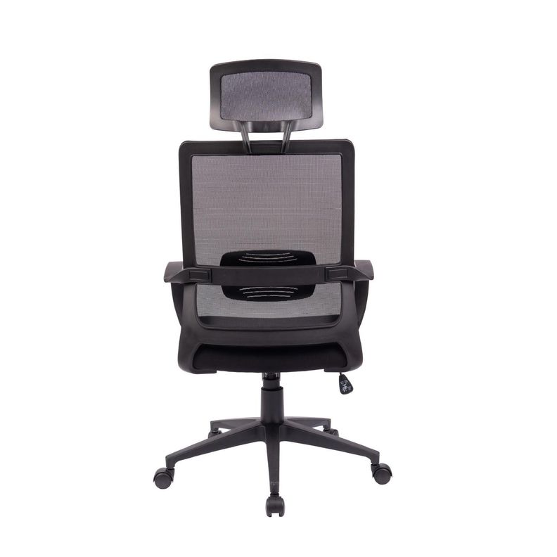 Silla Escritorio Aura Oficina Ergonomica Negra Levo-3