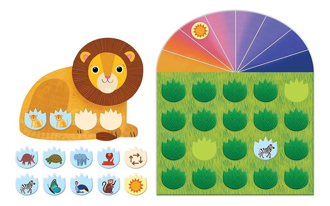Juego De Mesa Safari De Leones Mudpuppy-1