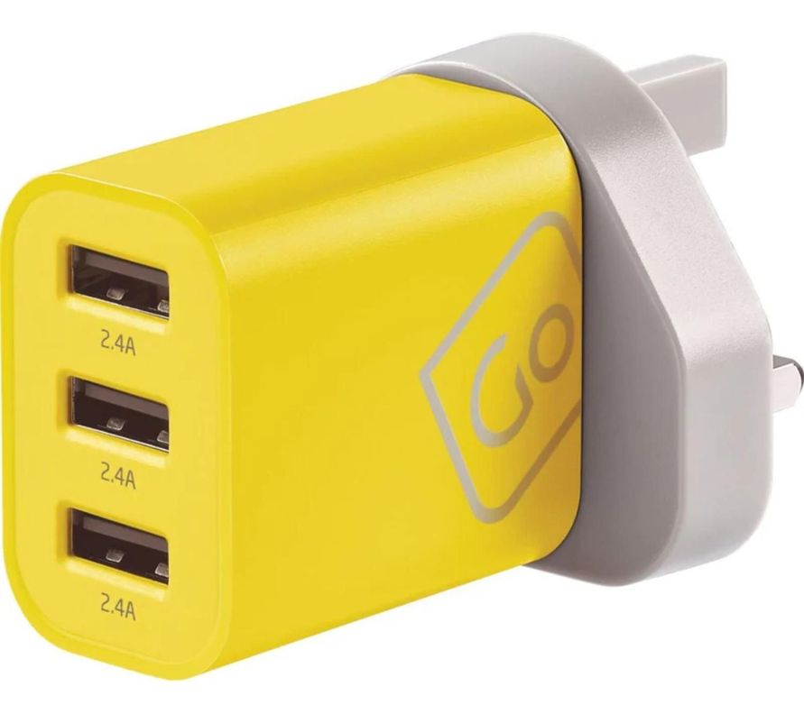 Adaptador Universal Con 3 Puertos Usb-A 2.4A-1