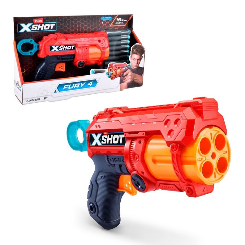 Lanzador Fury 4 Lanza Dardos X-Shot-0