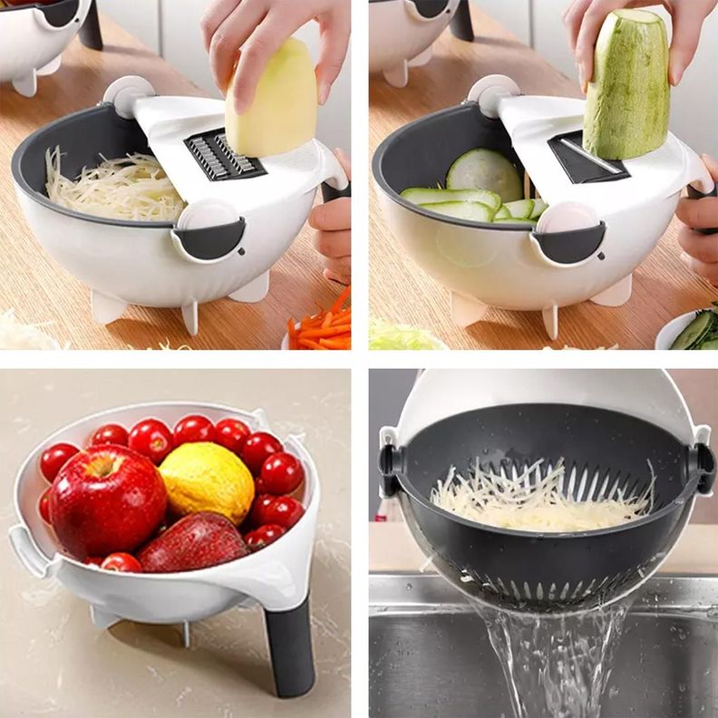 Bowl Cortador Rallador de Verduras Multifuncional Simplit-1