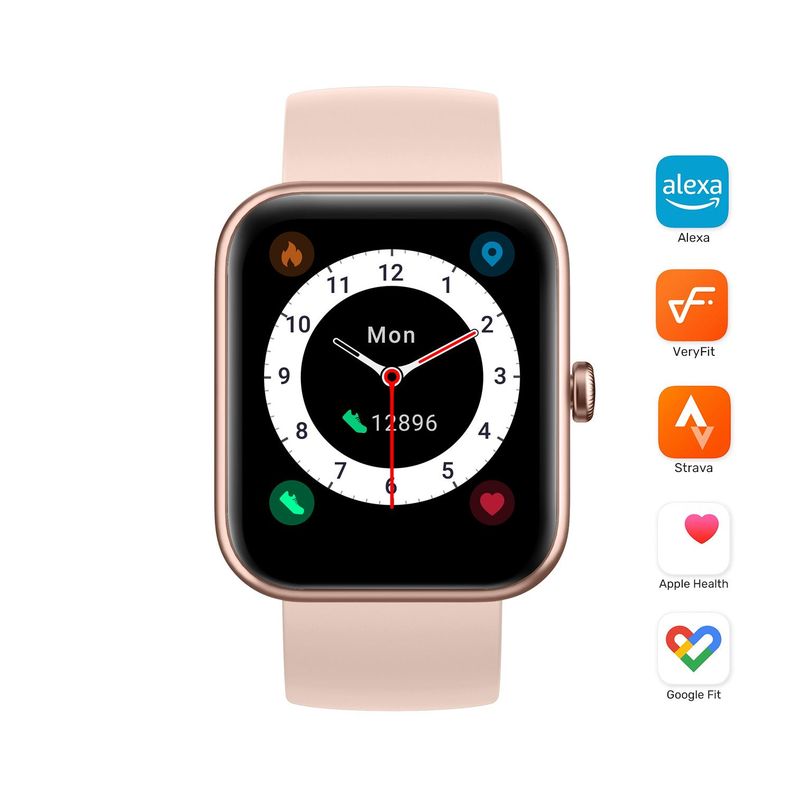 Pack Smartwatch Lhotse Live 206 42mm Pink + Audifono RM12-3