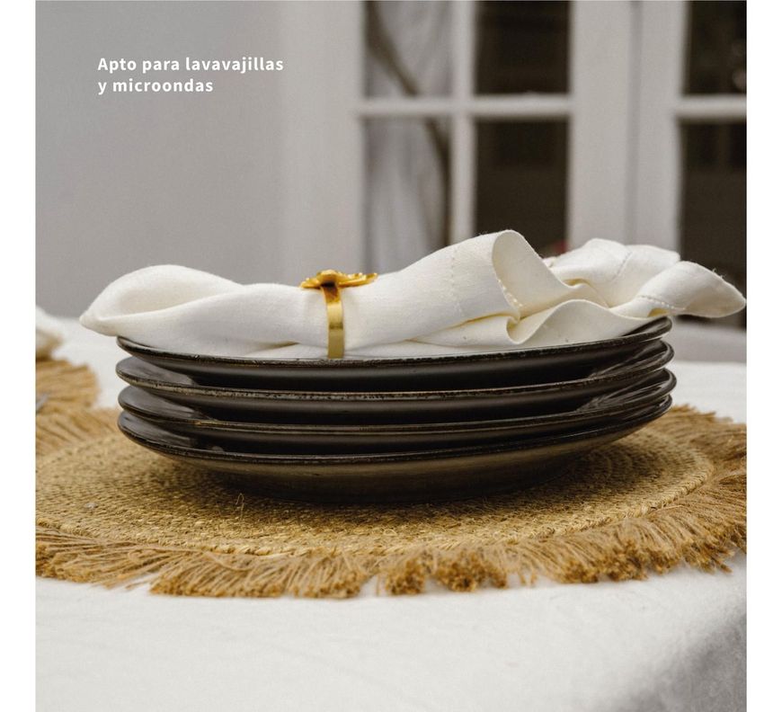 Set 4 Platos Fondo Cerámica 27,4 Cm Amalfi Simplit-4
