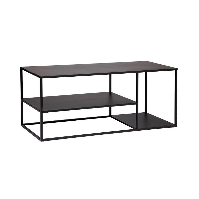 Rack Tv Acero Gota 120x50x50 cm Atmosphera Negro